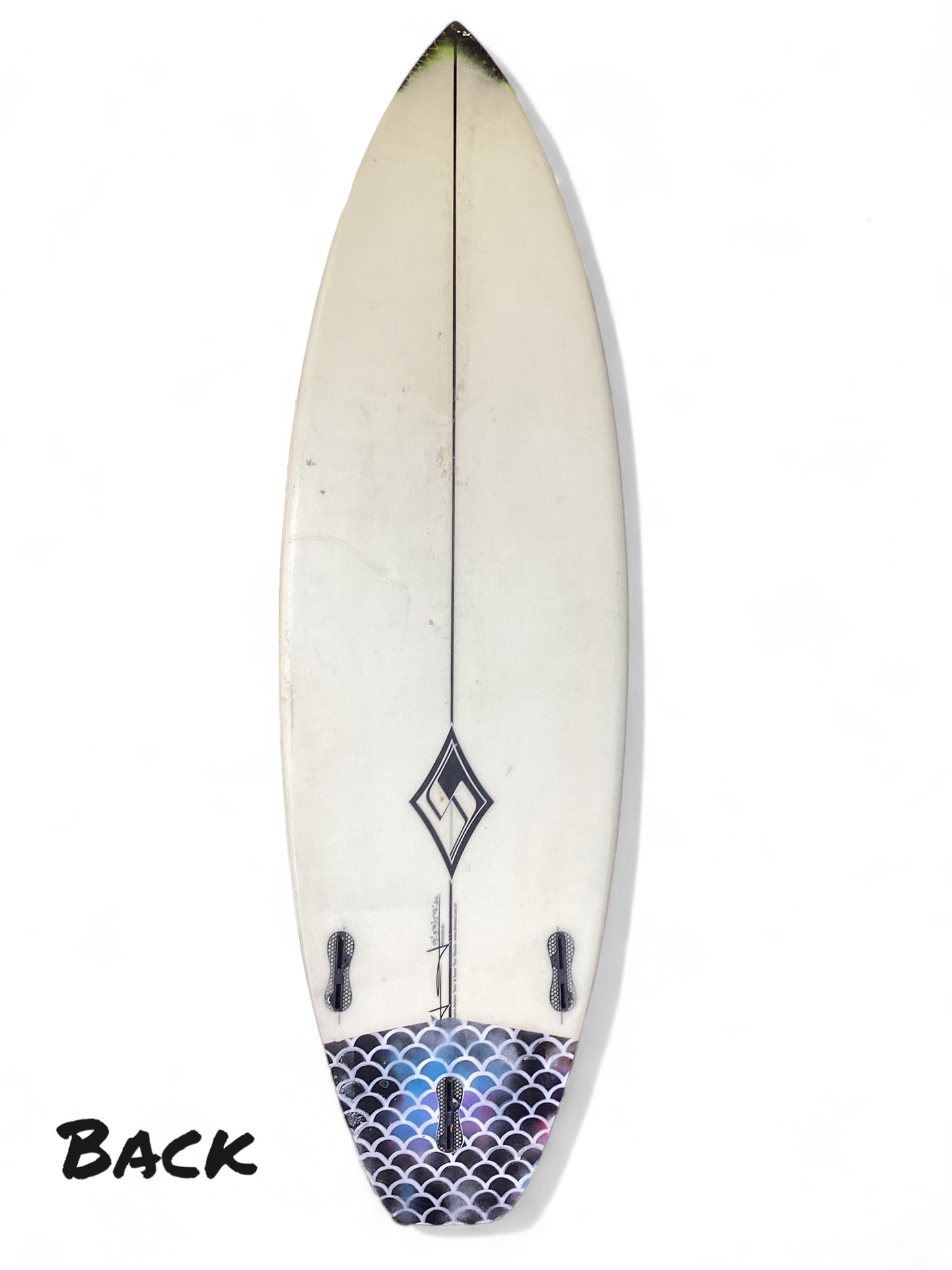 USED 5’8” SILVER SURF