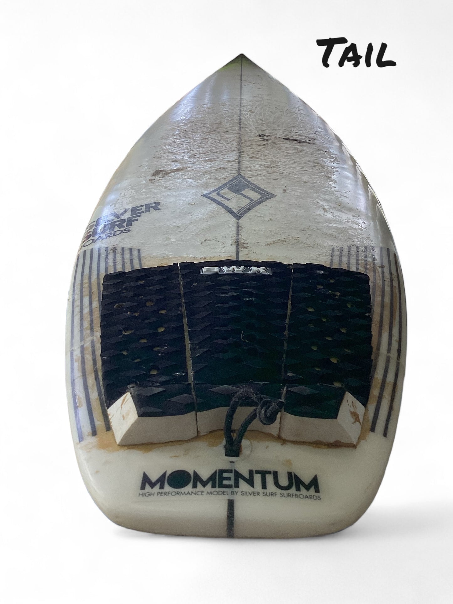 USED 5’8” SILVER SURF