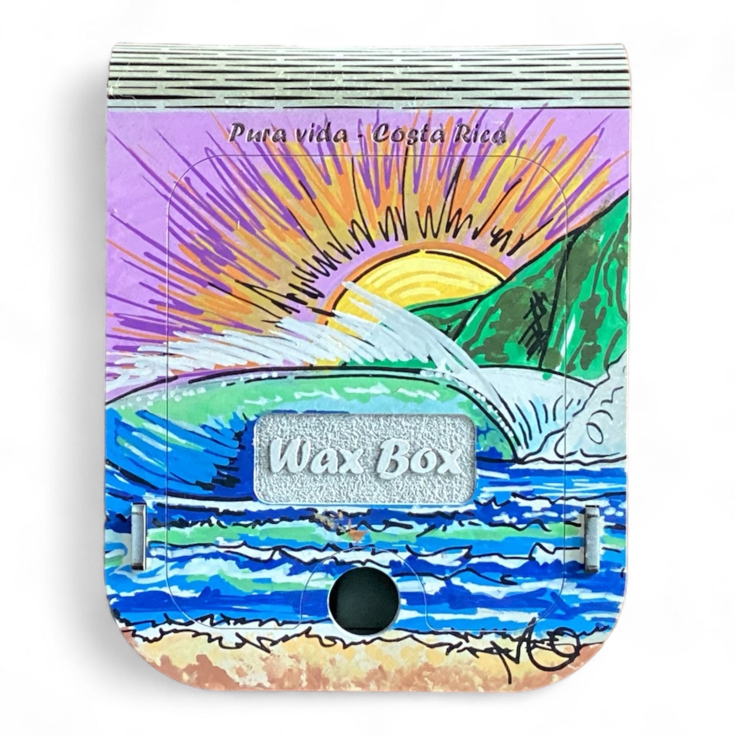CAJA DE SURF DE MADERA