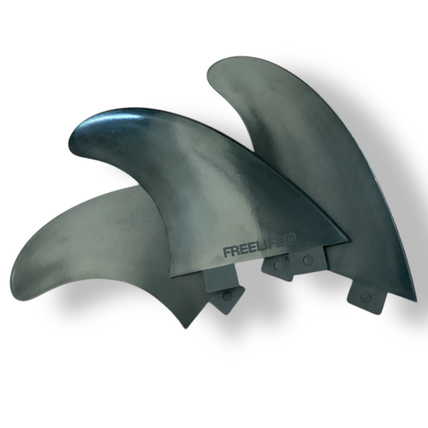 FREELIFE SET BLACK PLASTIC FINS - 3 PACK