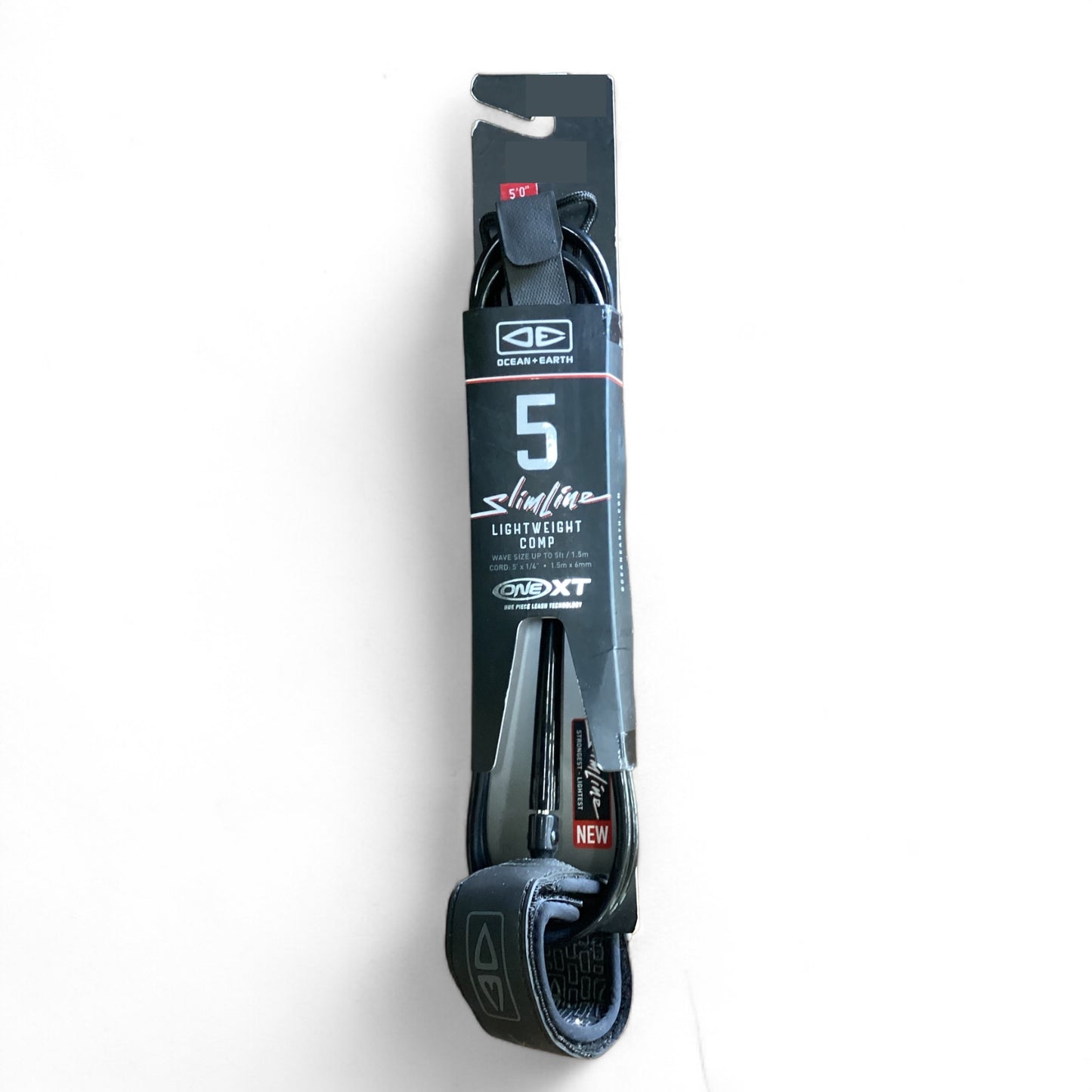 O&E SLIMLINE LIGHTWEIGHT COMP ONE-XT 5’ LEASH