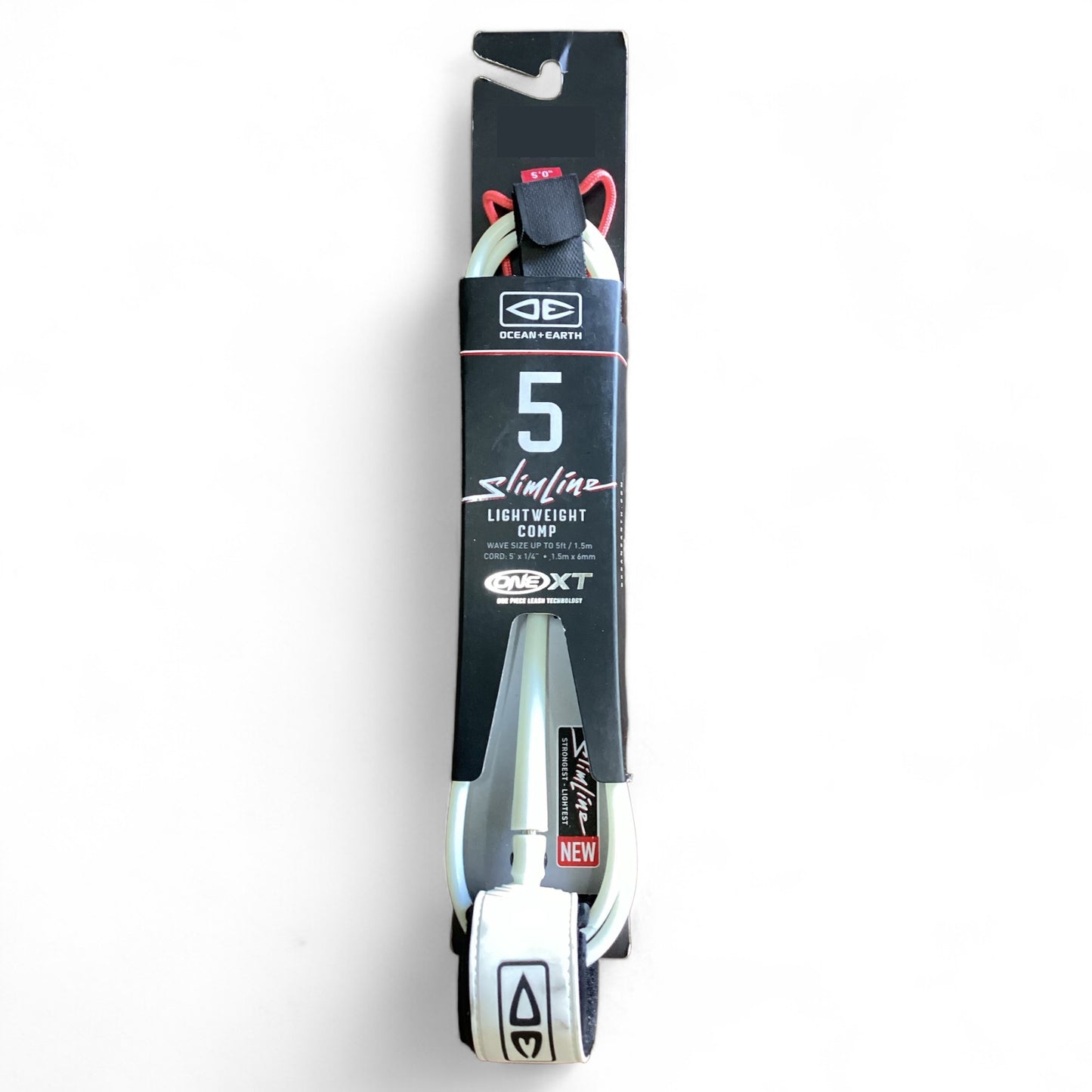 O&E SLIMLINE LIGHTWEIGHT COMP ONE-XT 5’ LEASH