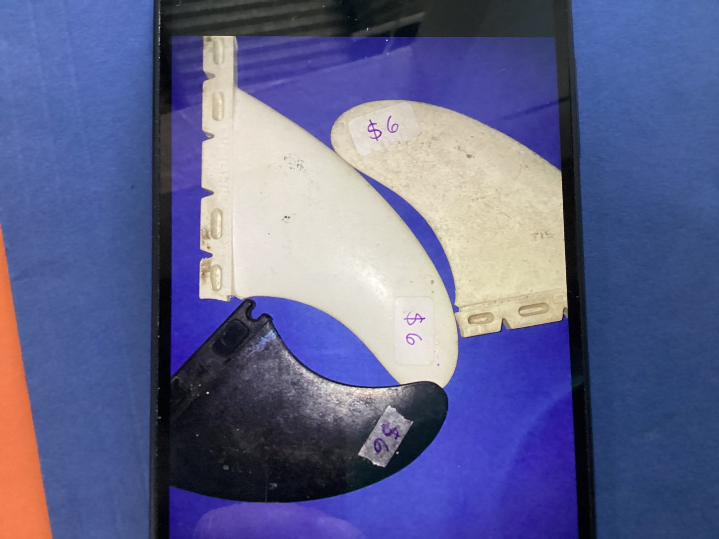 Second hand fin