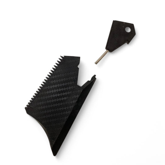 WAX COMB W/ FIN KEY