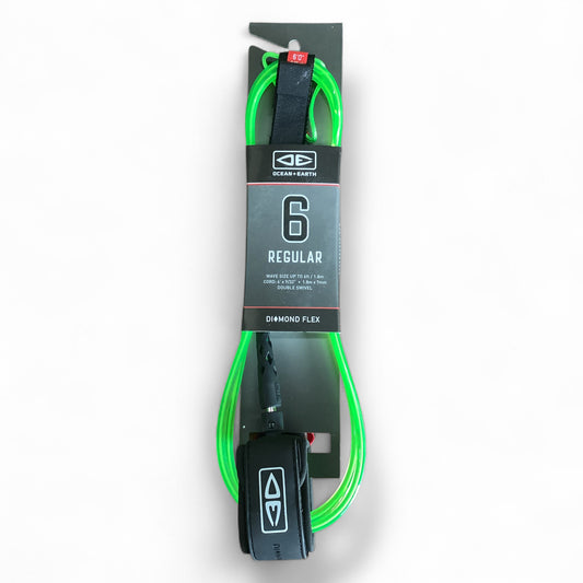 O&E DIAMOND FLEX REGULAR 6’ LEASH