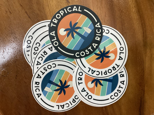 Stickers Ola tropical