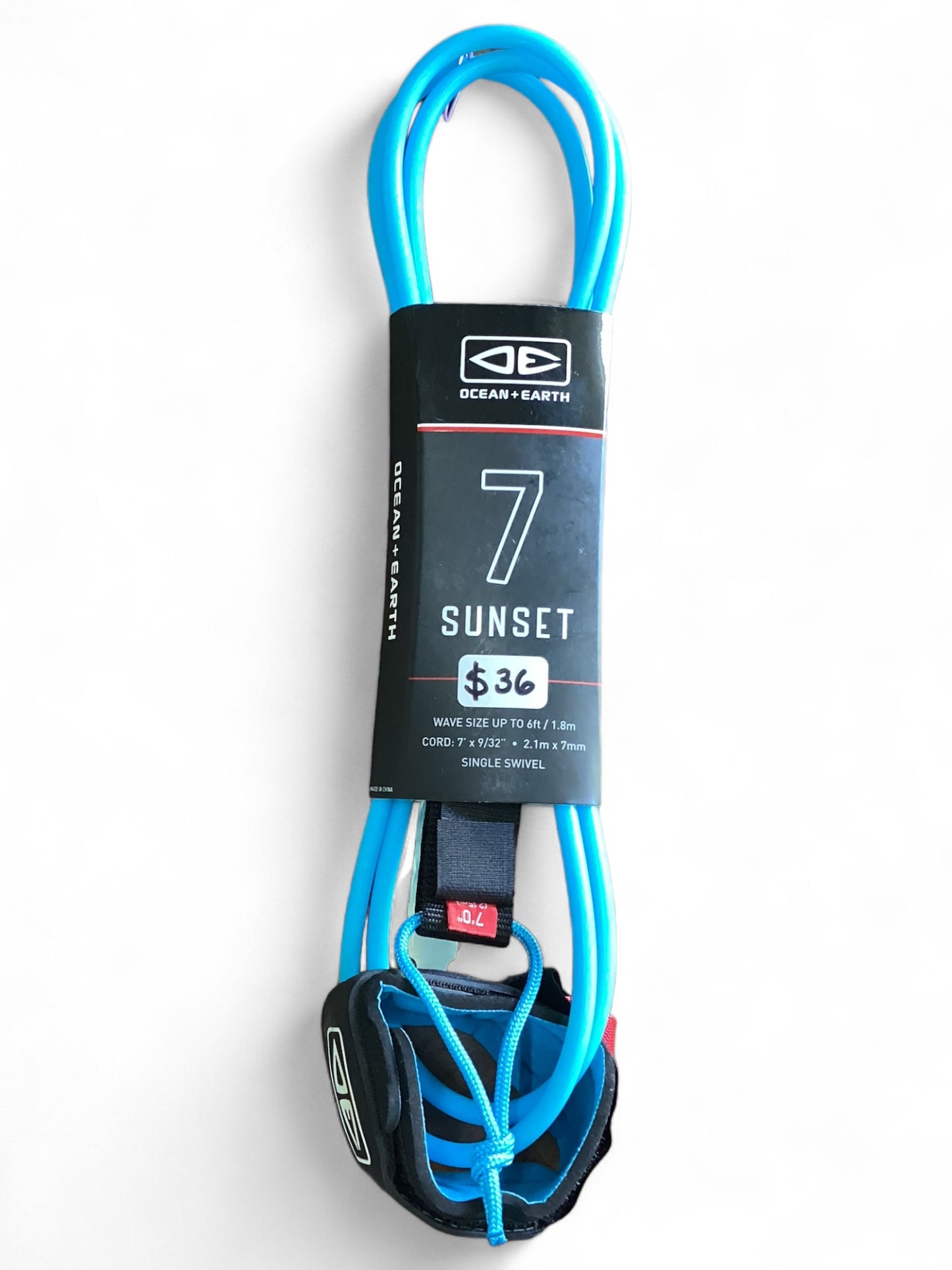 O&E MOULDED SUNSET 7’ LEASH